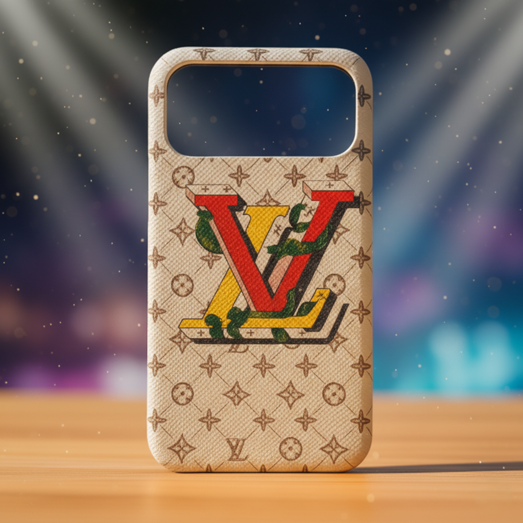 LV Leather iPhone Case