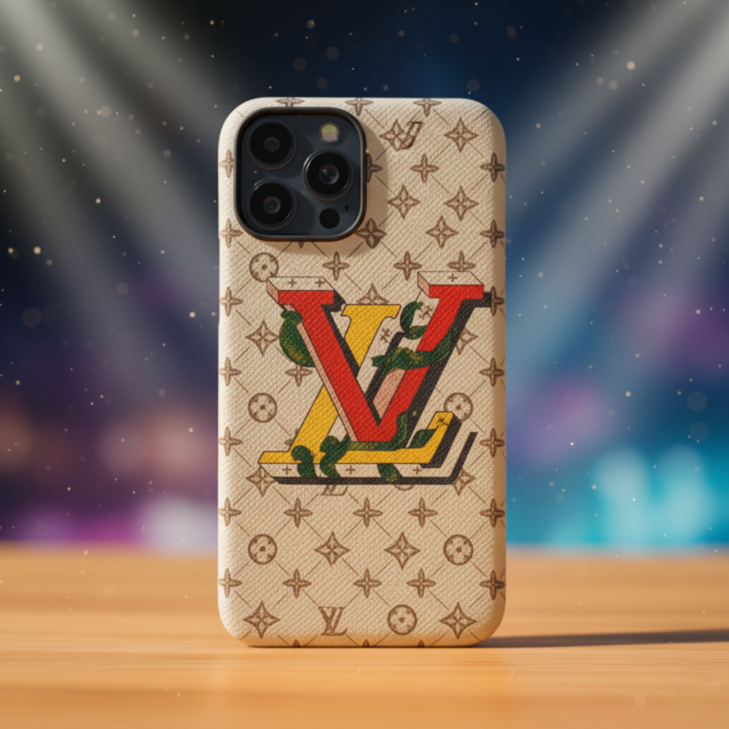 LV Leather iPhone Case